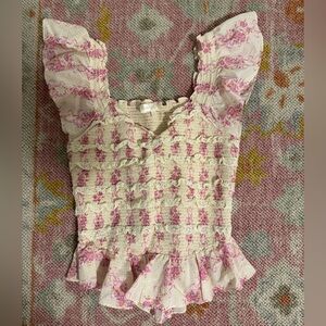 LoveShackFancy Ruffle Blouse